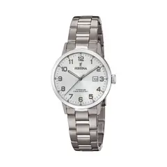 FESTINA - Reloj F20436/1 Plateado Mujer Calendario Titanium