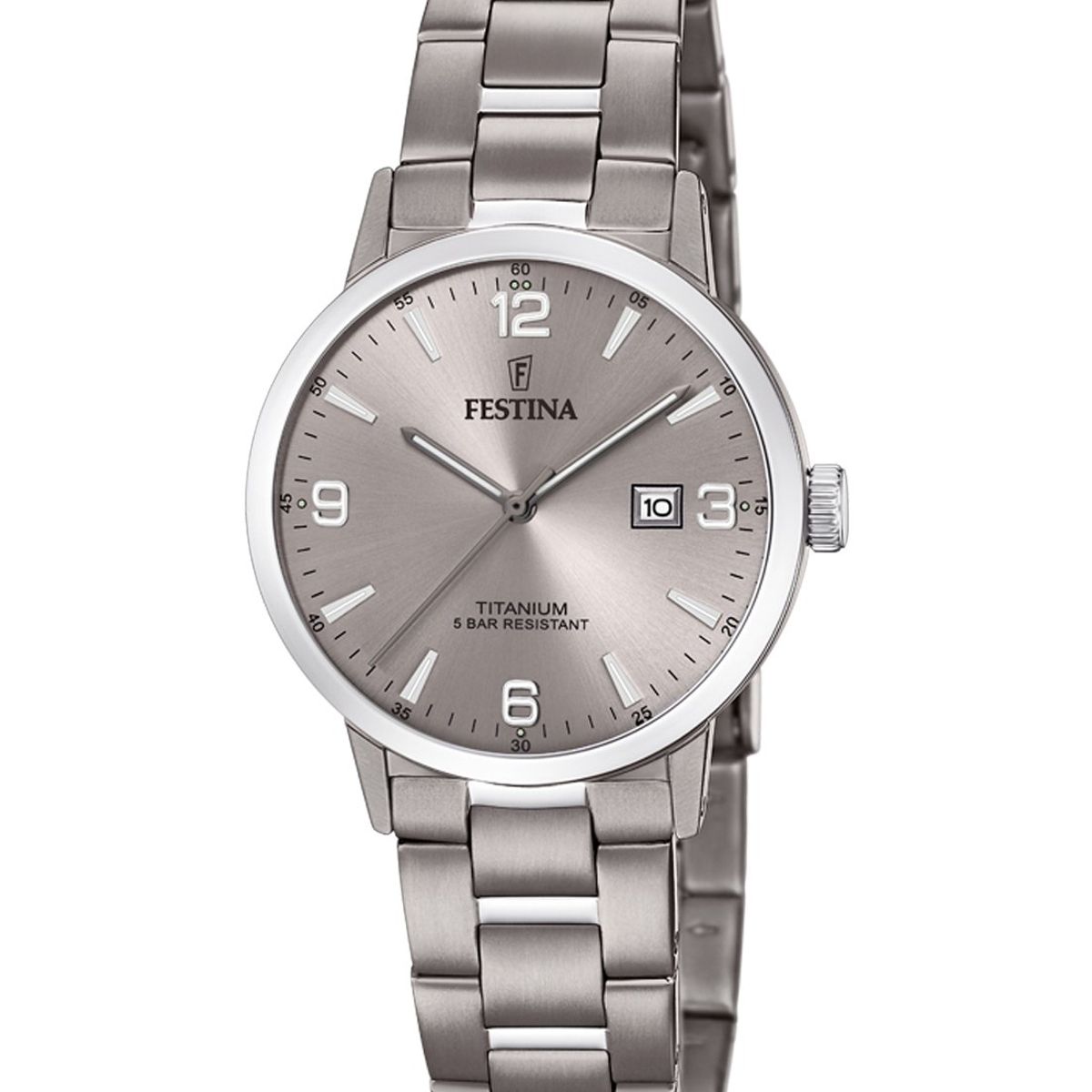 FESTINA - Reloj F20436/2 Festina Plateado Mujer Calendario Titanium
