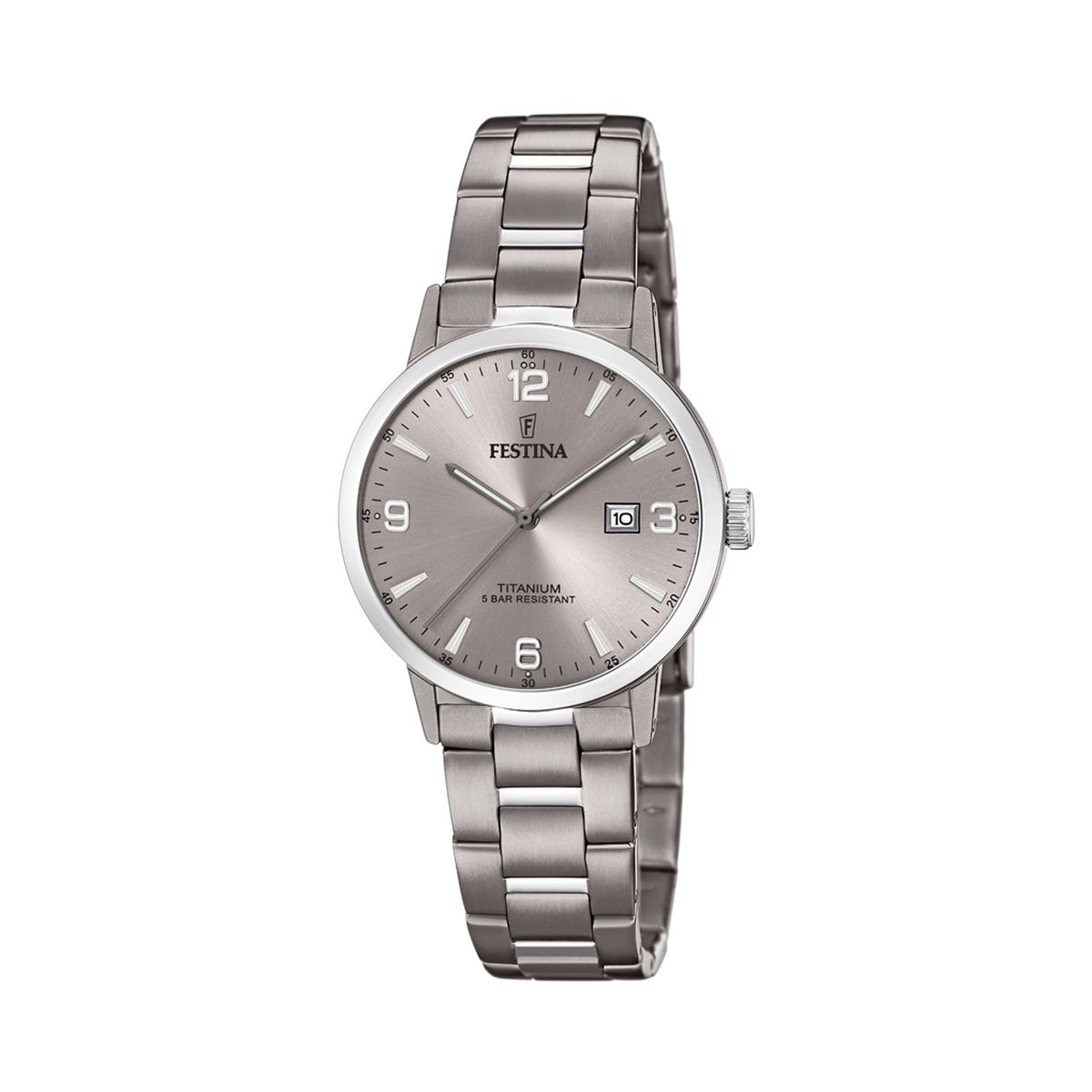 FESTINA - Reloj F20436/2 Festina Plateado Mujer Calendario Titanium