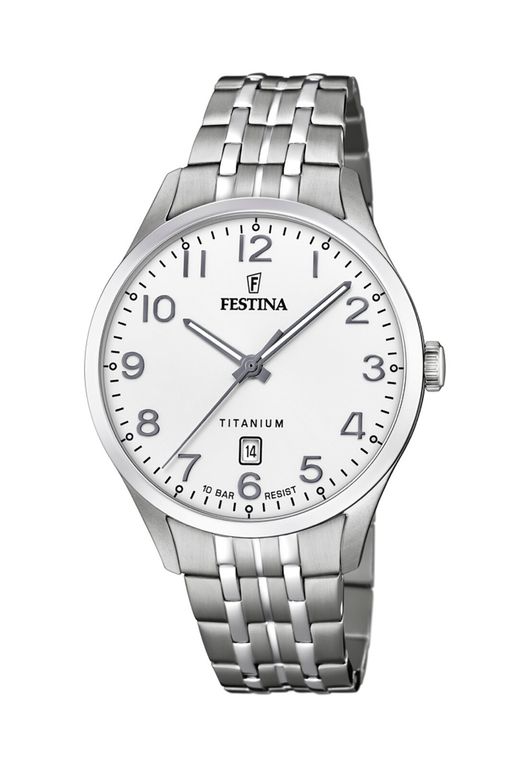 Reloj F20466/1 Blanco Hombre Calendario Titanium Blanco TALLA UNICA