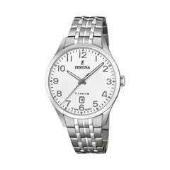 FESTINA - Reloj F20466/1 Blanco Hombre Calendario Titanium