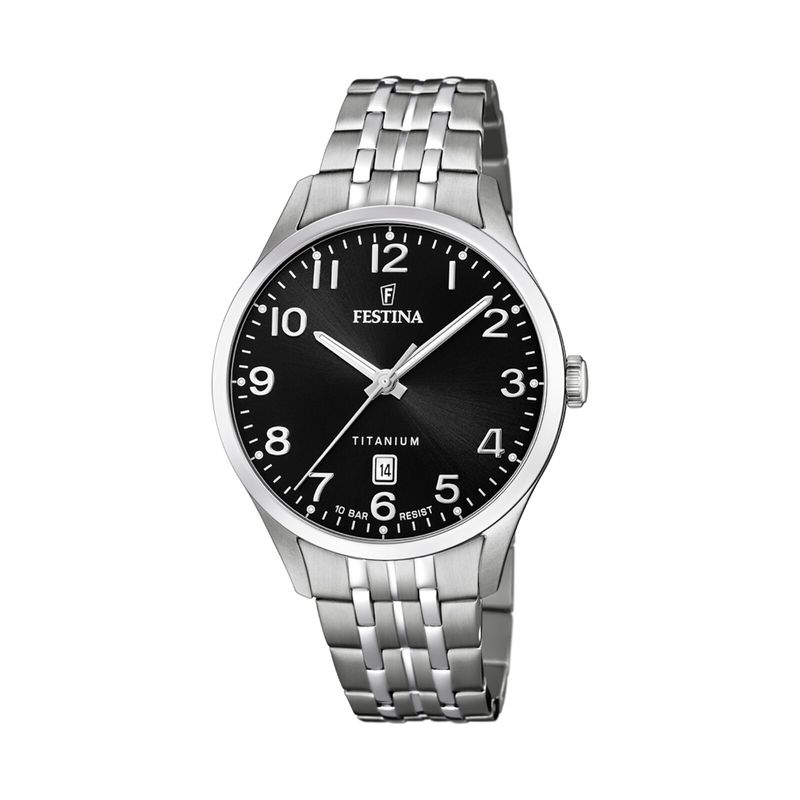 FESTINA - Reloj F20466/3 Festina Negro Hombre Calendario Titanium