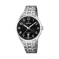 FESTINA - Reloj F20466/3 Negro Hombre Calendario Titanium