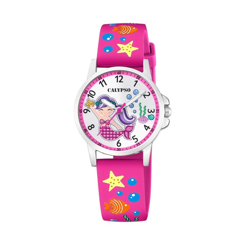 CALYPSO - Reloj K5782/3 Calypso Plateado Infantil Junior Collection
