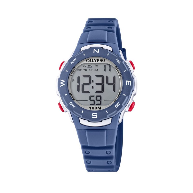 CALYPSO - Reloj K5801/5 Calypso Azul Infantil Digital Crush