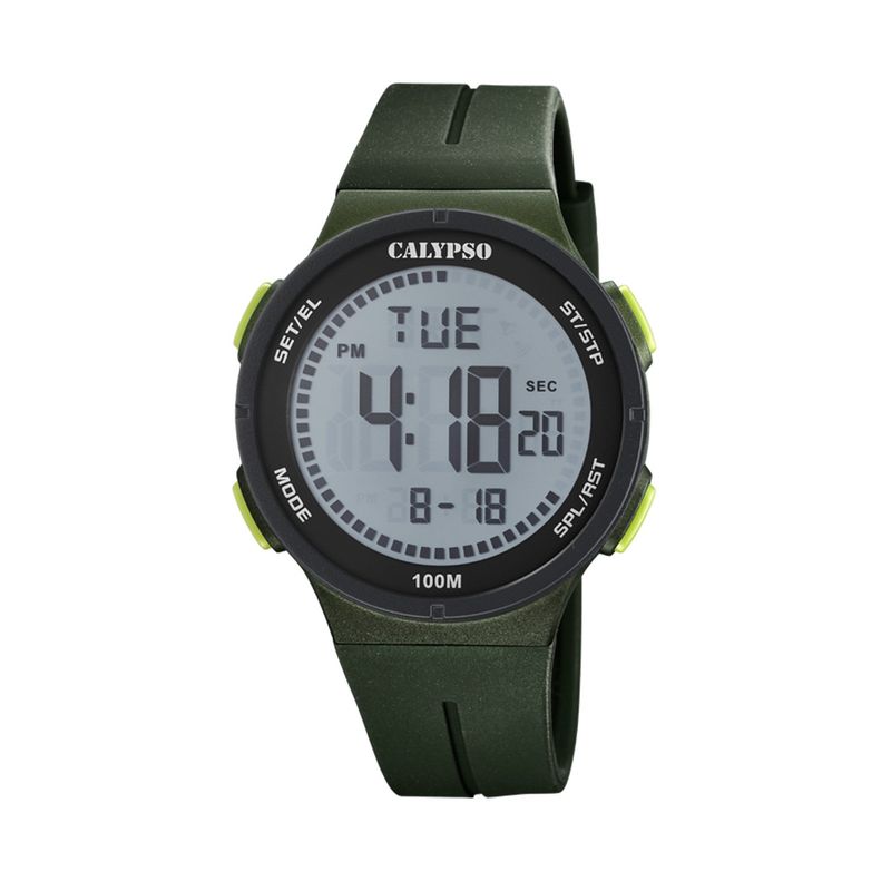 CALYPSO - Reloj K5803/2 Calypso Verde Hombre Color Run