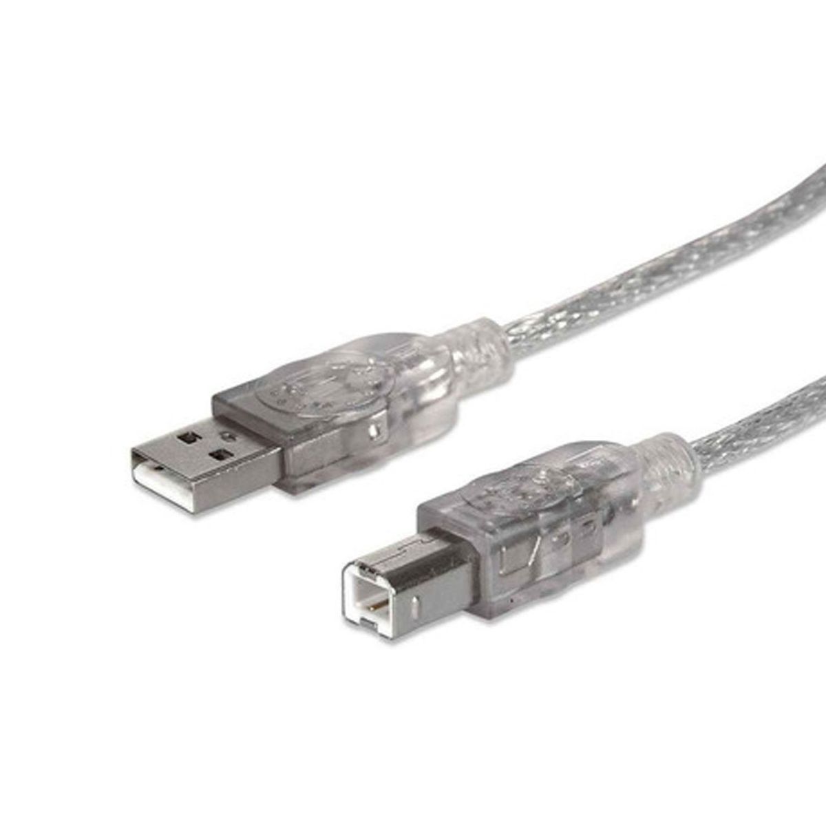 MANHATTAN - Cable Para Impresoras Usb 2.0 A Macho/ B Macho 480 Mbps 3mt