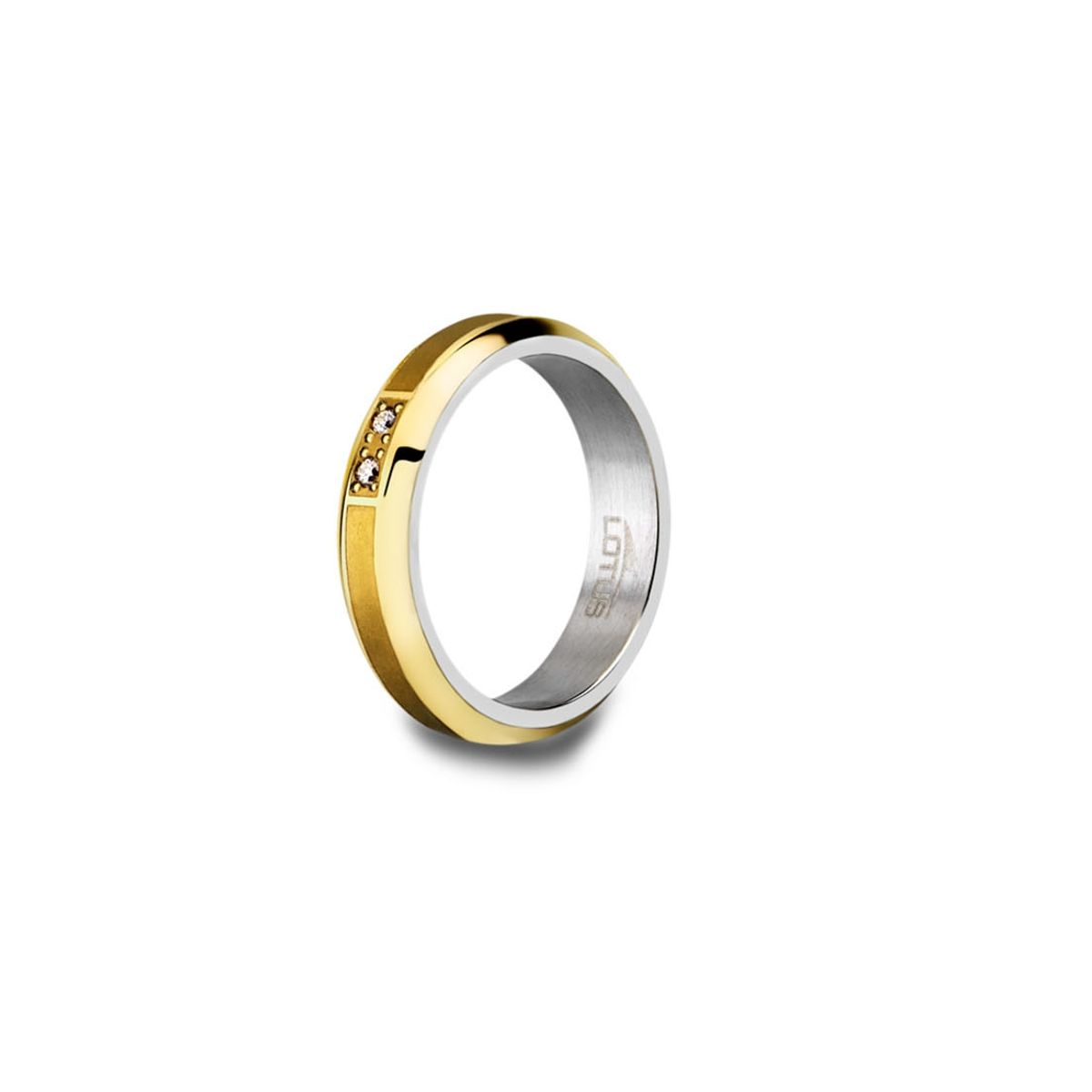 LOTUS STYLE - Anillo LS1479-3/112 para Hombre de Acero Inoxidable