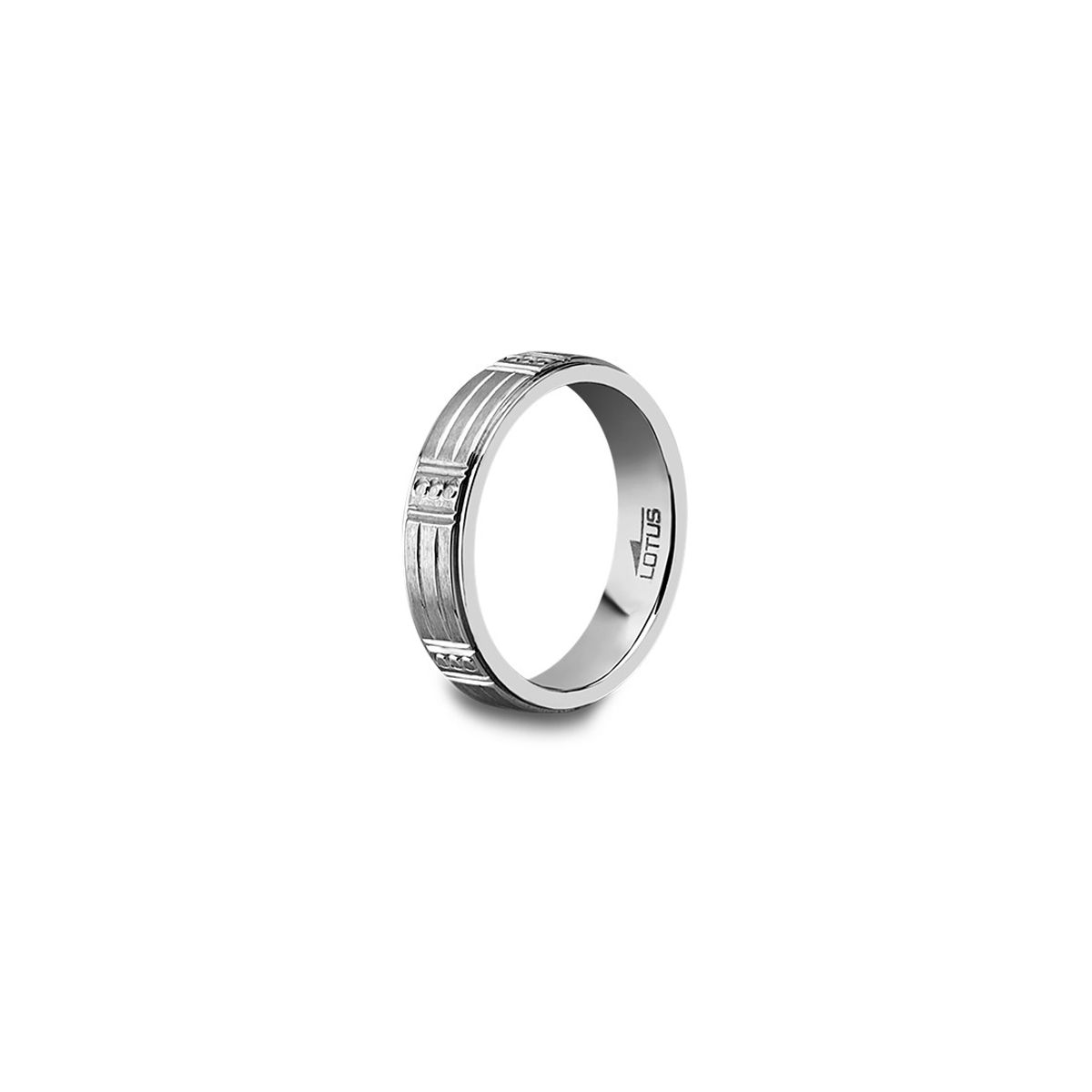 LOTUS STYLE - Anillo LS1491-3/116 para Hombre de Acero Inoxidable