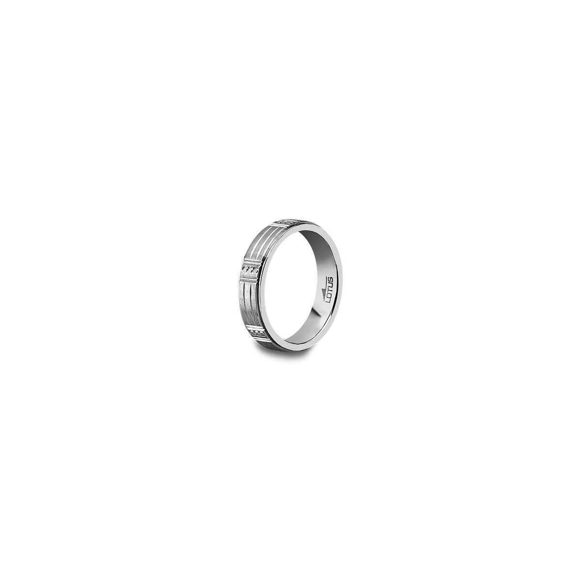 LOTUS STYLE - Anillo LS1491-3/116 para Hombre de Acero Inoxidable