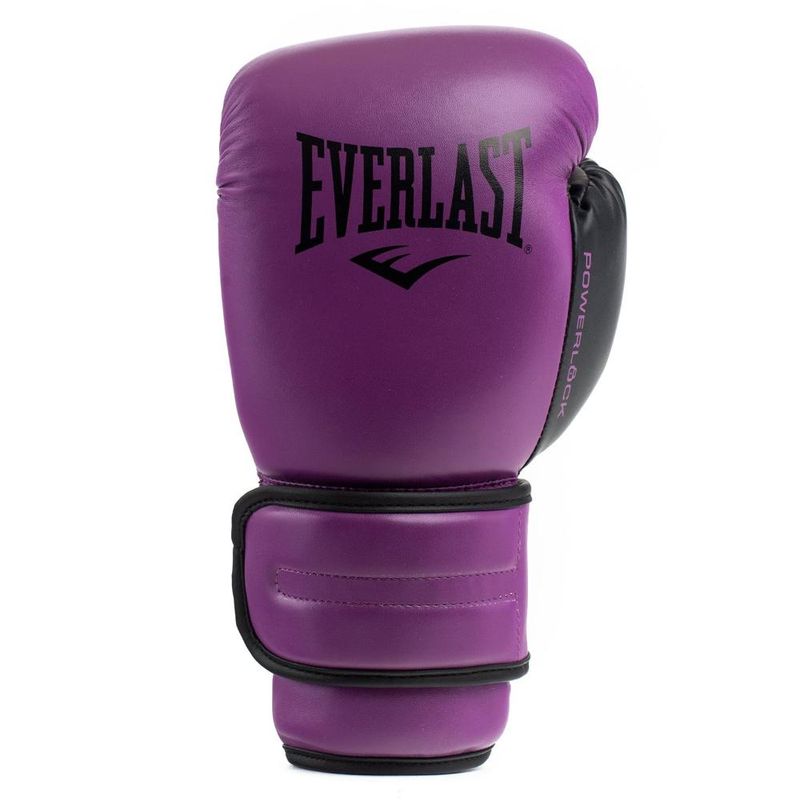 EVERLAST - Guantes De Box Powerlock 2 Tr Hook & Loop Purpura / Negro EVERLAST