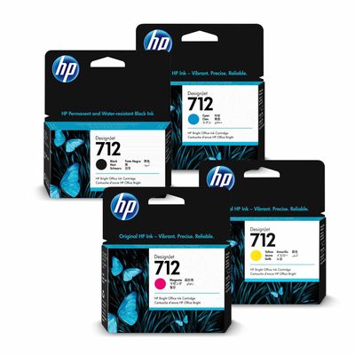 Hp 4 Tintas 712 T210 T230 T250 T630 T650 C/Iva