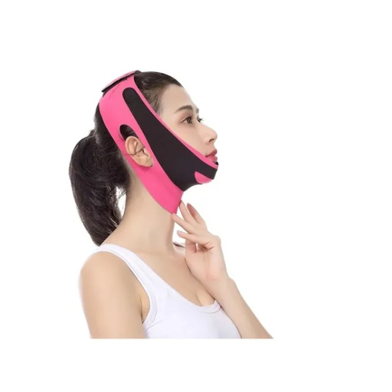 GENERICO - Mascarilla Reductora Papada Mejillas Forma V Adelgazar Cara