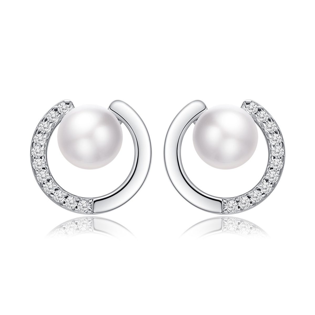 VANITE - Aros Mujer Plata Italiana Circle