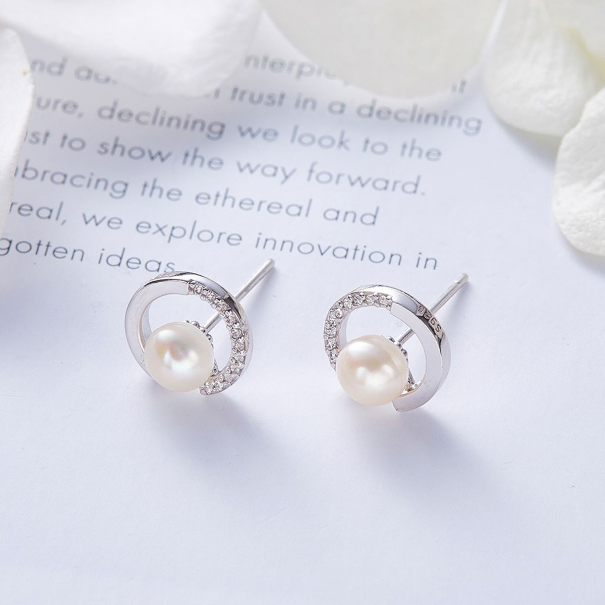 VANITE - Aros Mujer Plata Italiana Circle