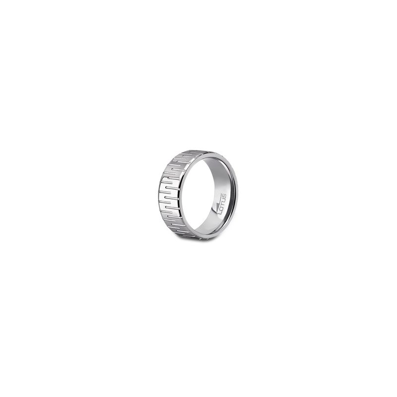 LOTUS STYLE - Anillo LS1495-3/124 para Hombre de Acero inoxidable