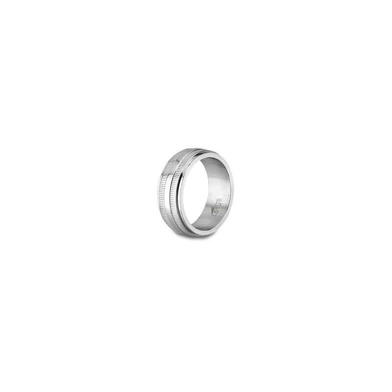 LOTUS STYLE - Anillo LS1498-3/120 para Hombre de Acero inoxidable