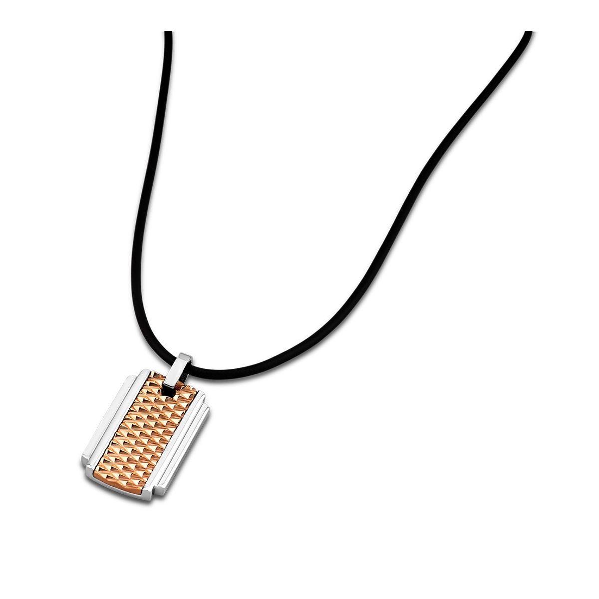 LOTUS STYLE - Collar LS1515-1/3 para Hombre de Acero inoxidable