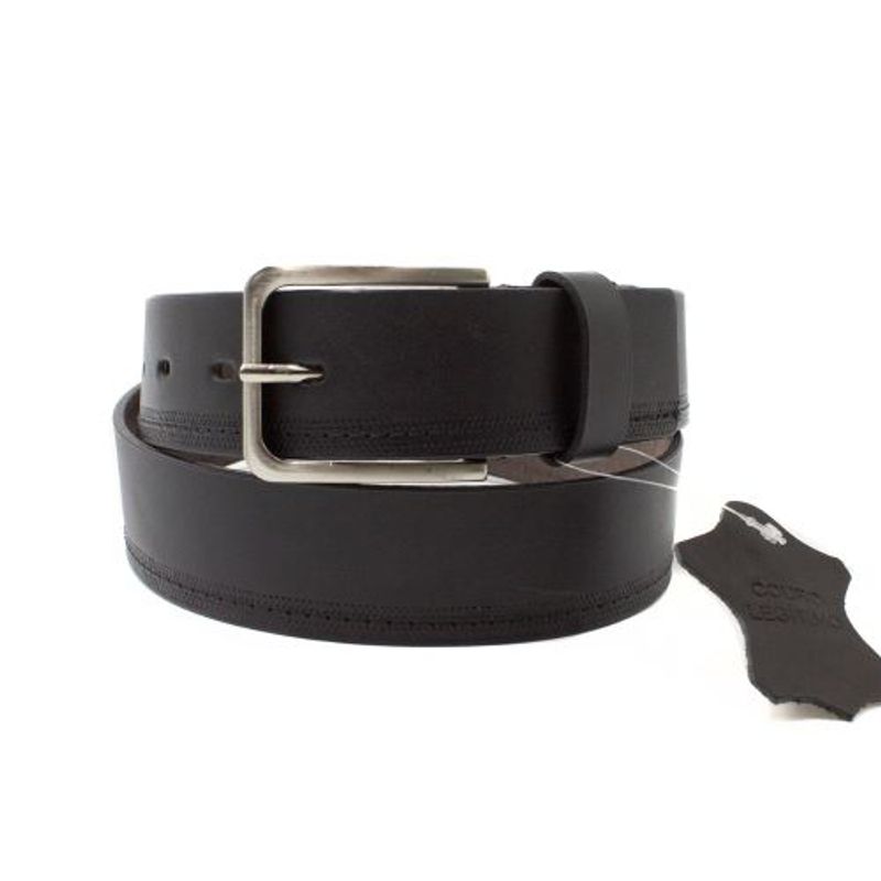 BE FLEX - Cinturon  Cuero Hombre  Negro
