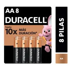 DURACELL - Pila Alcalina Blíster Aa X8 / Superstore