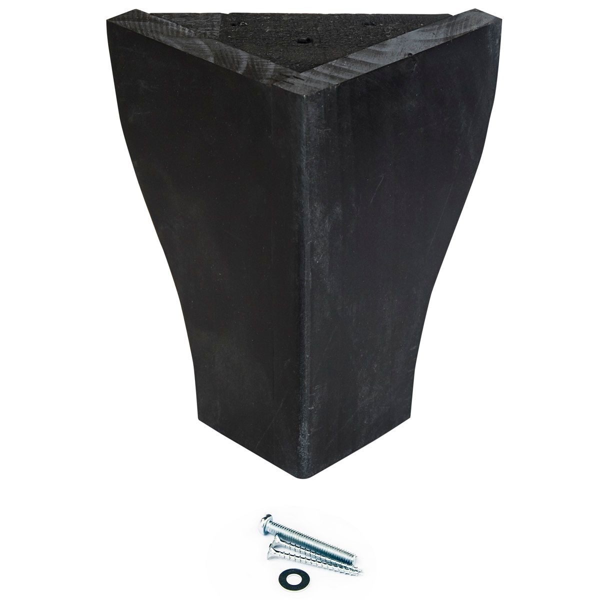 BLOCCARE - Pata para cama europea color negro