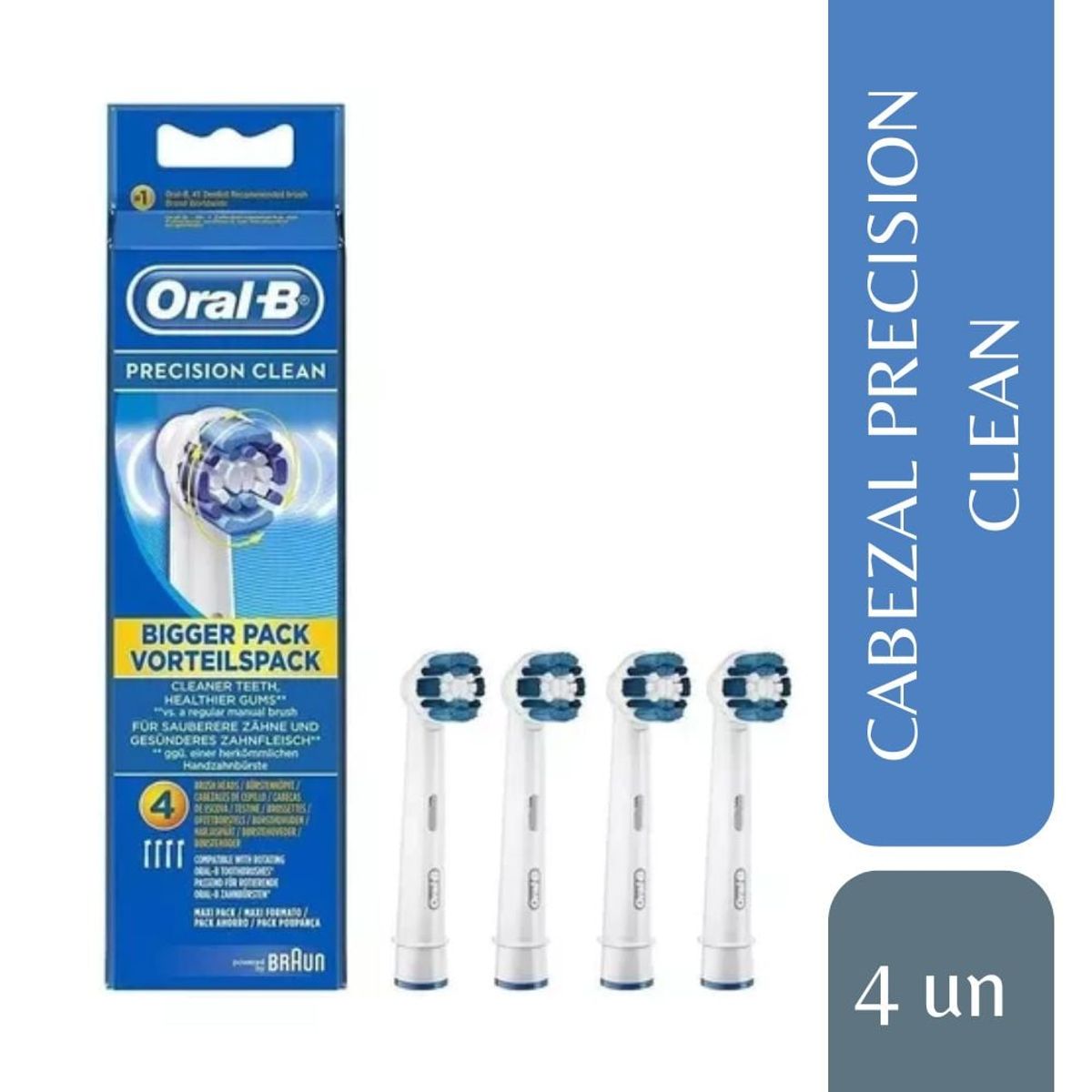 ORAL B - Repuestos De Cepillo Eléctrico Oral-B precisión clean 4 ud.