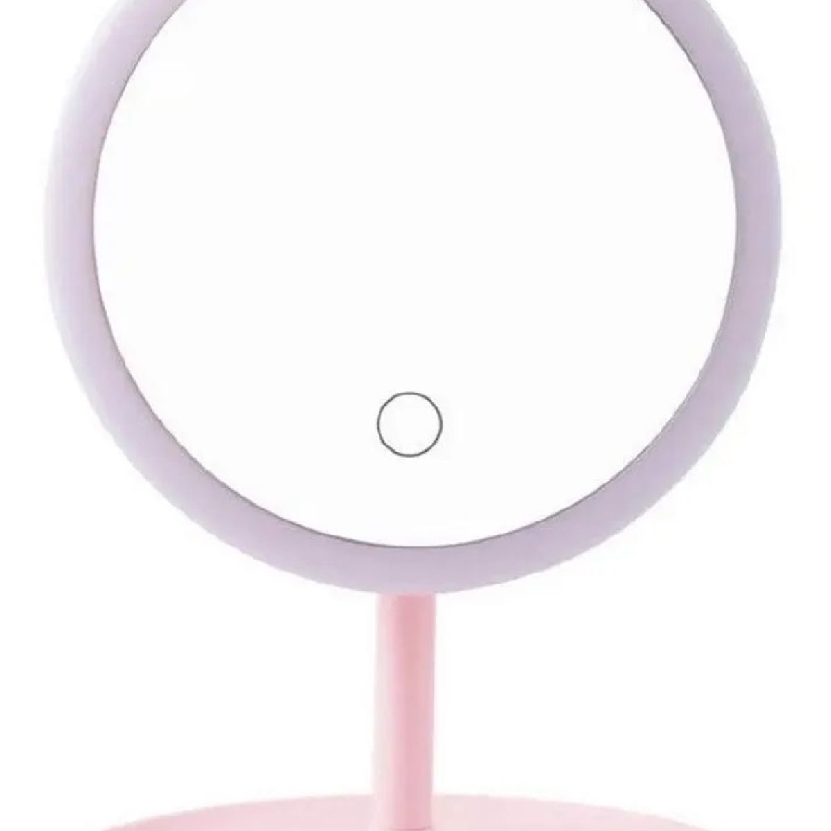 GENERICO - Espejo Para Maquillaje Plegable Luz Led Redondo Touch