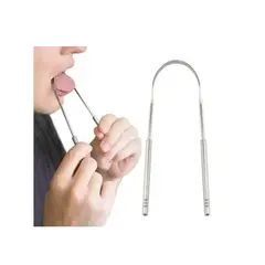 GENERICO - Raspador Limpiador De Lengua De Acero Inoxidable