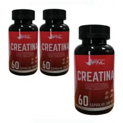 FNL - Creatina 3x60 Caps 500MG Masa Muscular Suplemento Deportivo