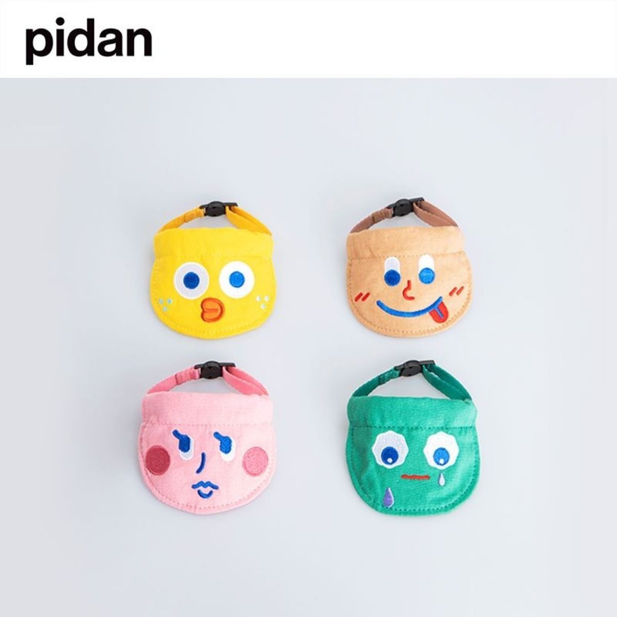 PIDAN - Correa Babero Mascotas 4 Diseños Originales Pidan Rosado