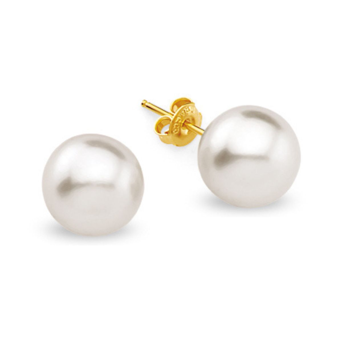 VANITE - Aros Mujer Bañado en Oro Perlas