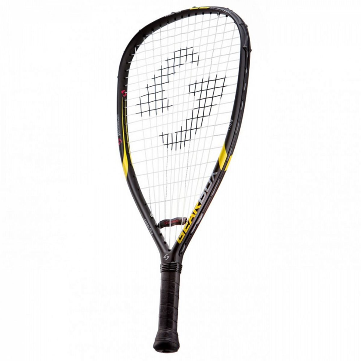 GEAR BOX - RAQUETA RACQUETBALL GEARBOX GB125 170 GRS. NEGRO/AMARILLO