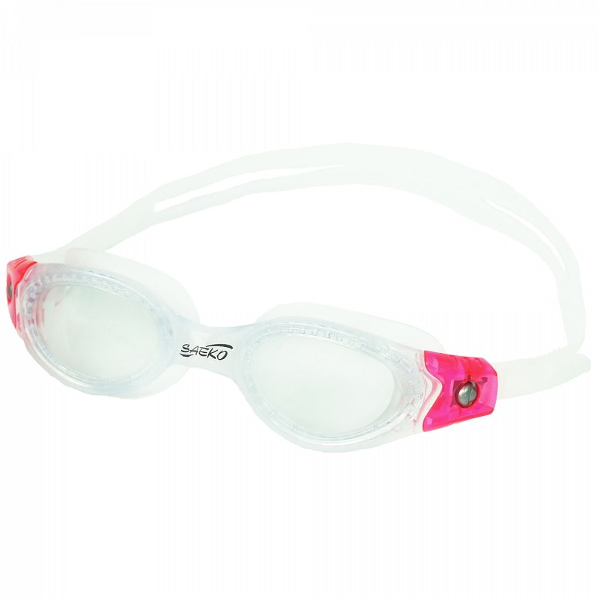 SAEKO - LENTE NATACION SAEKO S52 PACIFIC JUNIOR TRANSPARENTE/ROSA