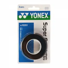 YONEX - OVERGRIP SUPER GRAP NEGRO X3