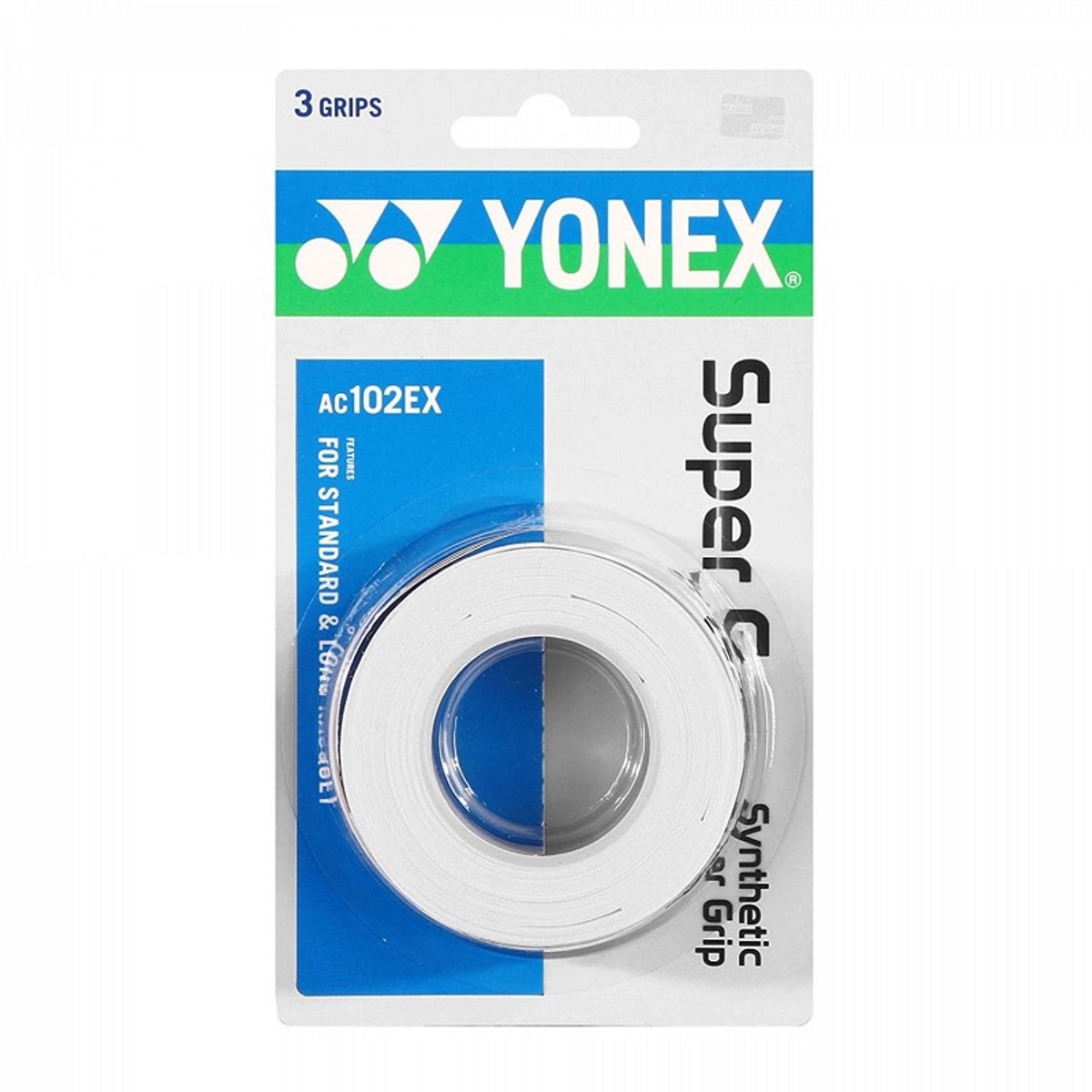 YONEX - OVERGRIP YONEX SUPER GRAP BLANCO X3