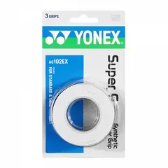 YONEX - OVERGRIP SUPER GRAP BLANCO X3