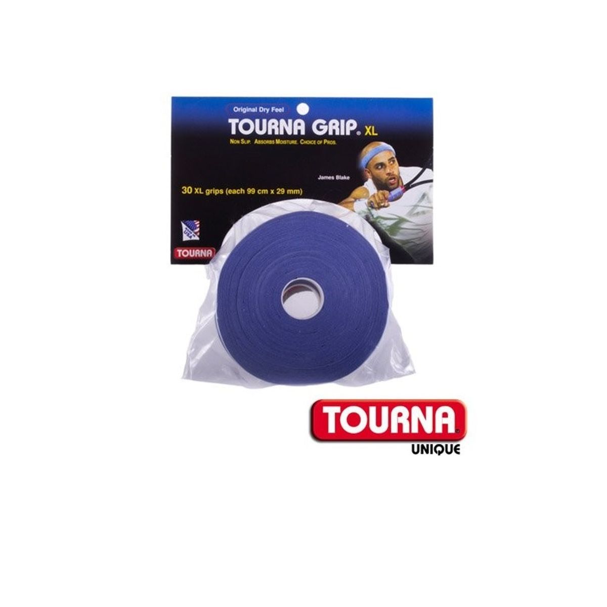 TOURNA - GRIP TOURNA TG-30-XL AZUL ROLLO X30