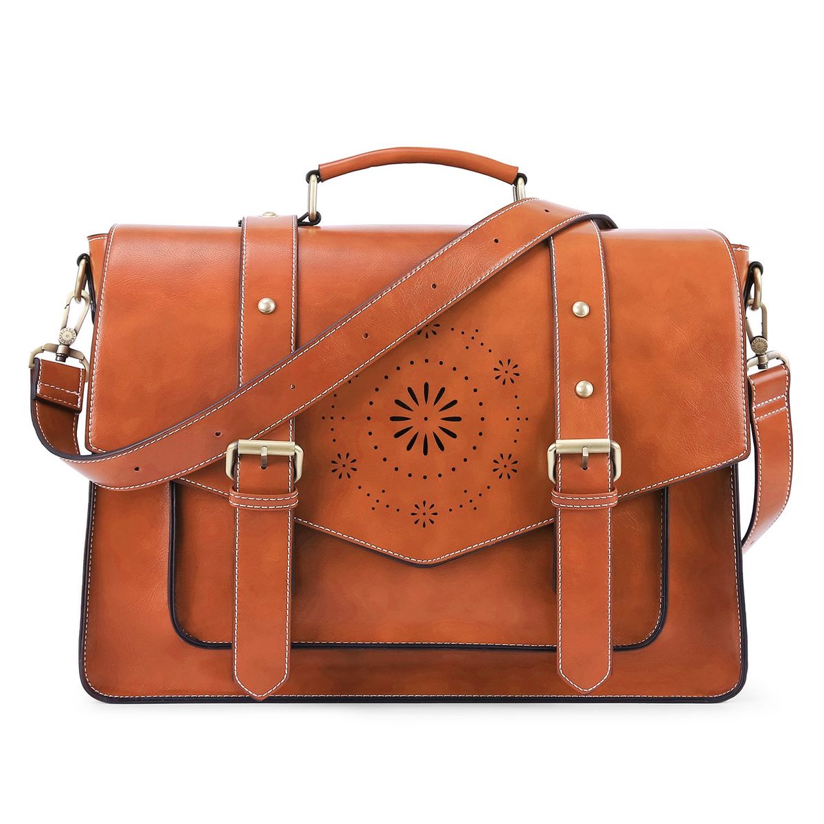 ECOSUSI - ECOSUSI MALETÍN & MOCHILA CLASSIC PARA LAPTOP 156- CAMEL