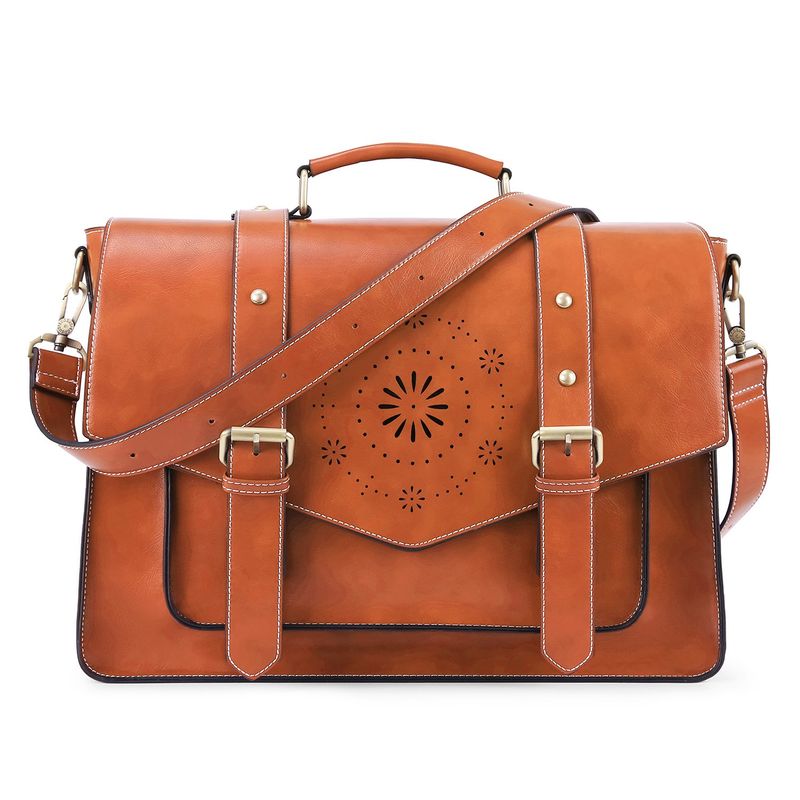 ECOSUSI - ECOSUSI MALETÍN & MOCHILA CLASSIC PARA LAPTOP 15.6"- CAMEL