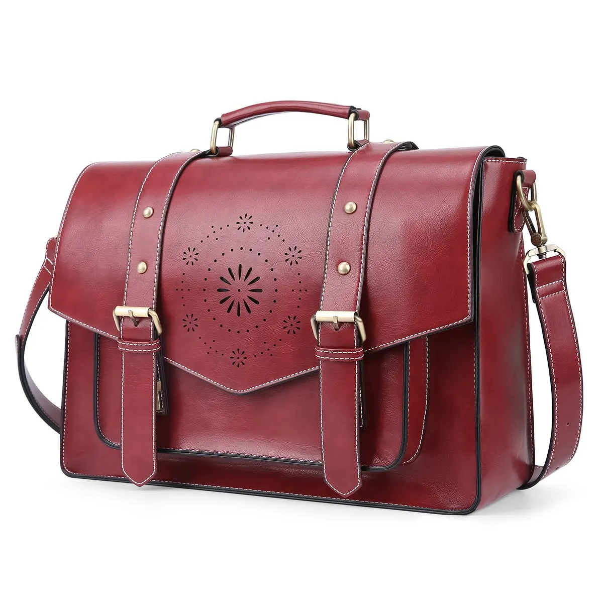 ECOSUSI - ECOSUSI MALETÍN & MOCHILA CLASSIC PARA LAPTOP 15.6" - BURDEO