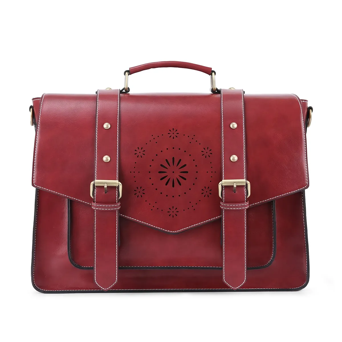 ECOSUSI - ECOSUSI MALETÍN & MOCHILA CLASSIC PARA LAPTOP 15.6" - BURDEO