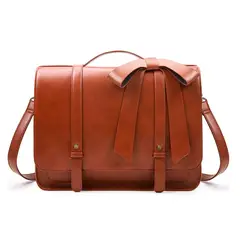 ECOSUSI - MALETÍN LOVE VINTAGE PARA LAPTOP 156 - CAMEL