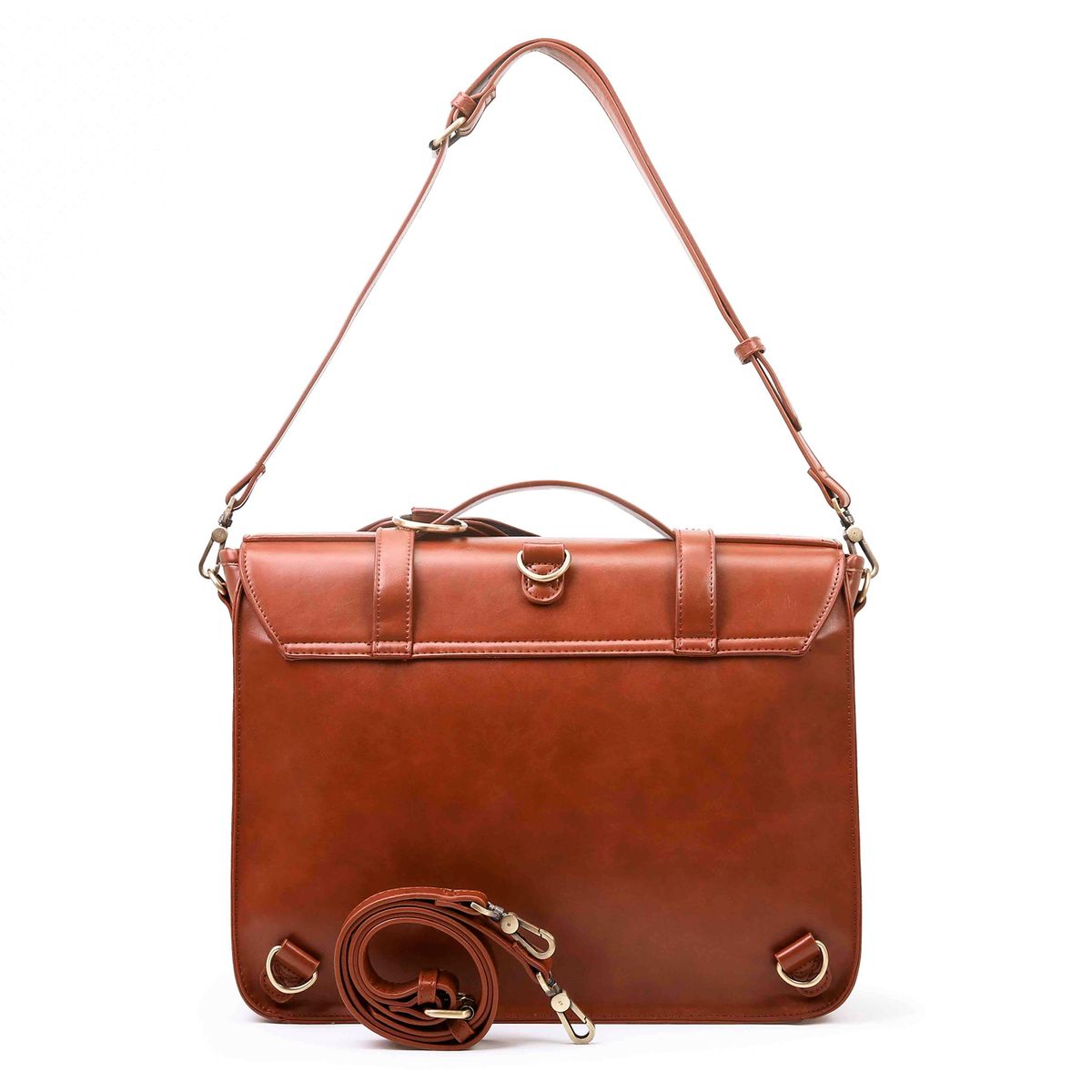 ECOSUSI - ECOSUSI MALETÍN LOVE VINTAGE PARA LAPTOP 156 - CAMEL