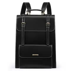 ECOSUSI - Mochila Vintage Camellia para Notebook 15.6 pulg - Negro