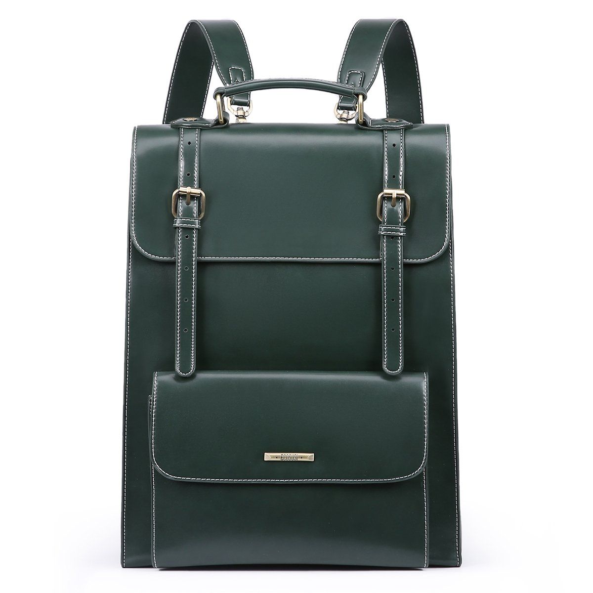 ECOSUSI - Ecosusi Mochila Vintage Camellia para Notebook 15.6 pulg - Verde