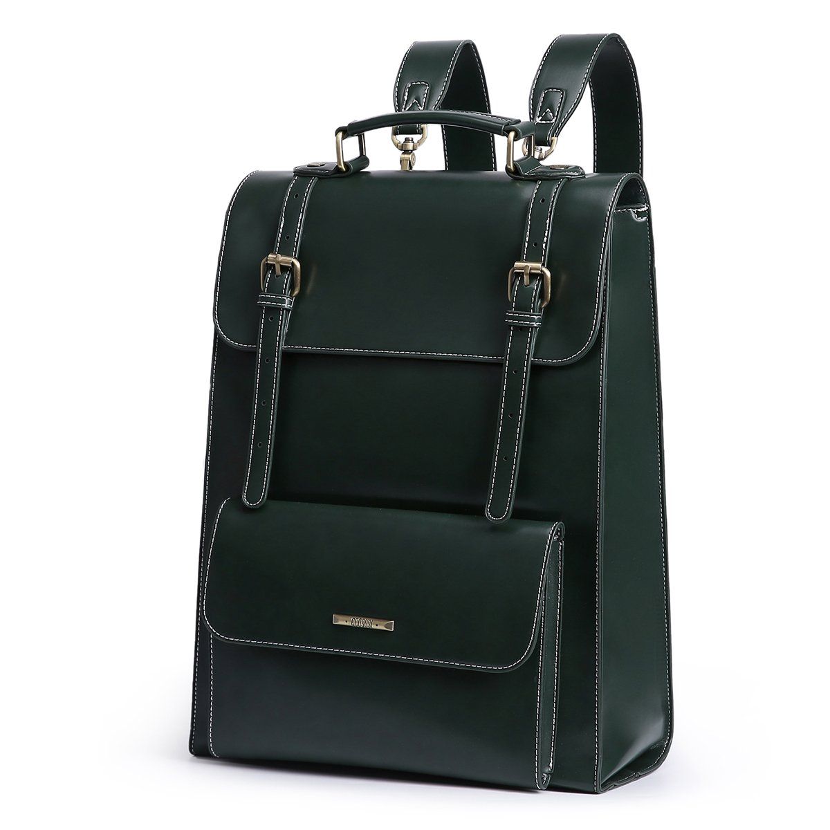 ECOSUSI - Ecosusi Mochila Vintage Camellia para Notebook 15.6 pulg - Verde