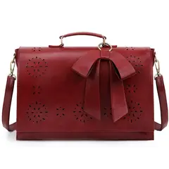 ECOSUSI - MALETÍN BOW PARA LAPTOP 15.6" - BURDEO