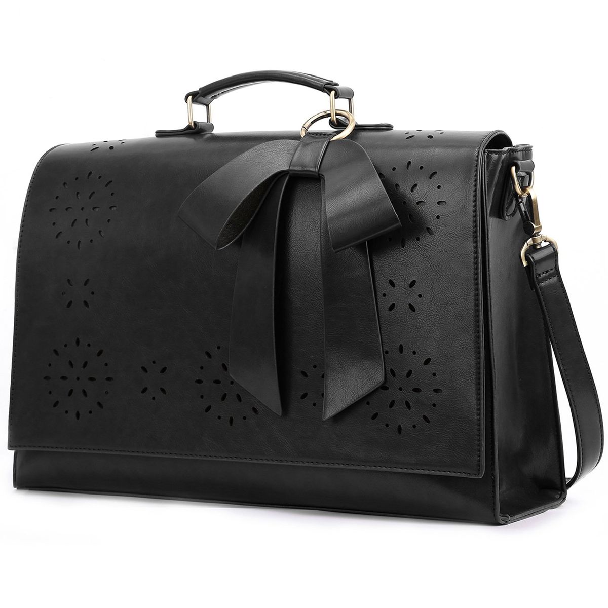 ECOSUSI - ECOSUSI MALETÍN BOW PARA LAPTOP 14" - NEGRO