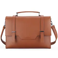 ECOSUSI - BOLSO MALETÍN WORKS PARA LAPTOP DE HASTA 15.6 '' - CAMEL