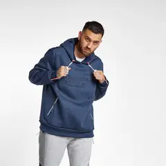 GANGSTER - Poleron Hoodie Smooth Azul Marino